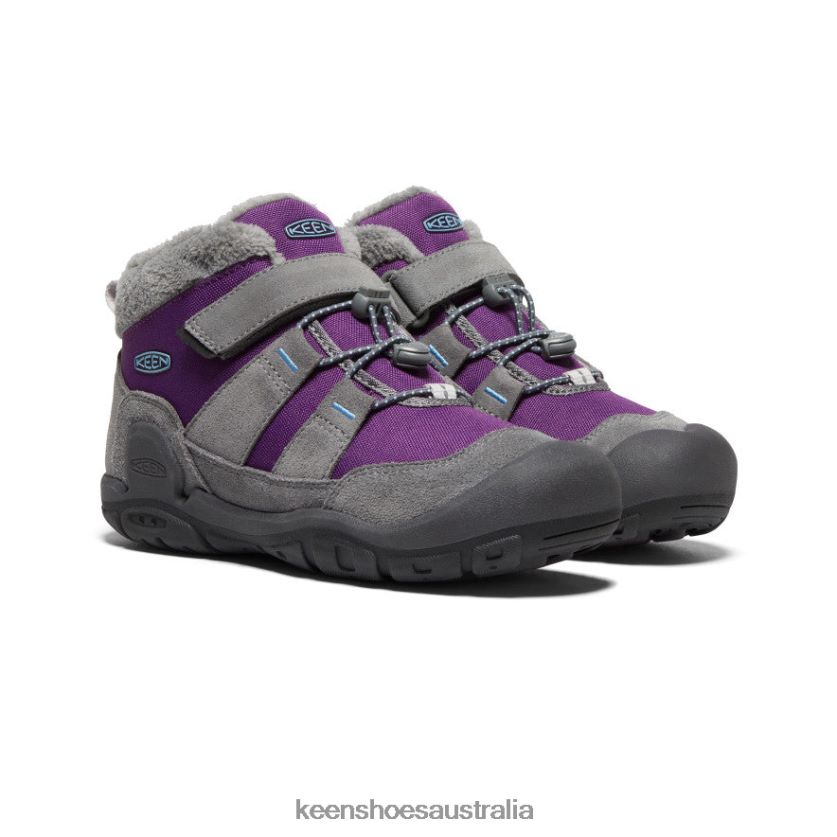KEEN Footwear TLDLTR1004 Steel Grey/Charisma Knotch Chukka Big Kids