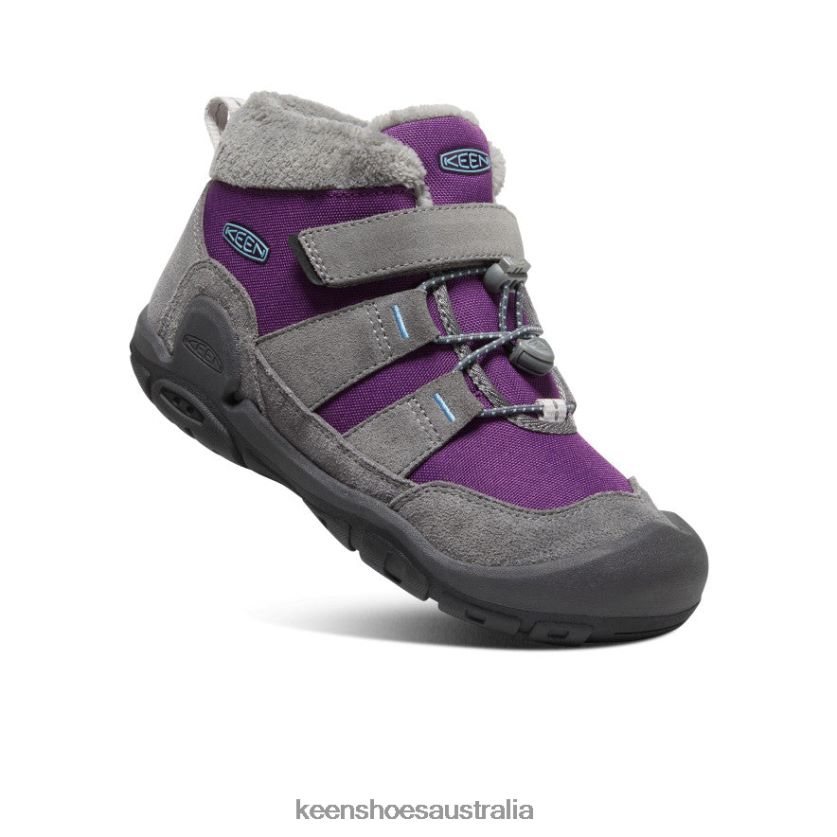 KEEN Footwear TLDLTR1004 Steel Grey/Charisma Knotch Chukka Big Kids