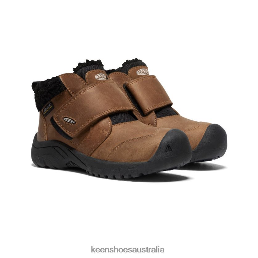 KEEN Footwear TLDLTR1009 Toasted Coconut/Vapor Kootenay IV Waterproof Boot Little Kids