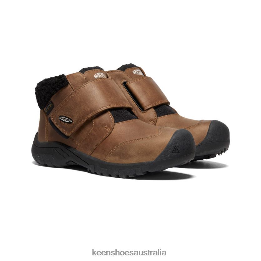 KEEN Footwear TLDLTR1011 Toasted Coconut/Vapor Kootenay IV Waterproof Boot Big Kids