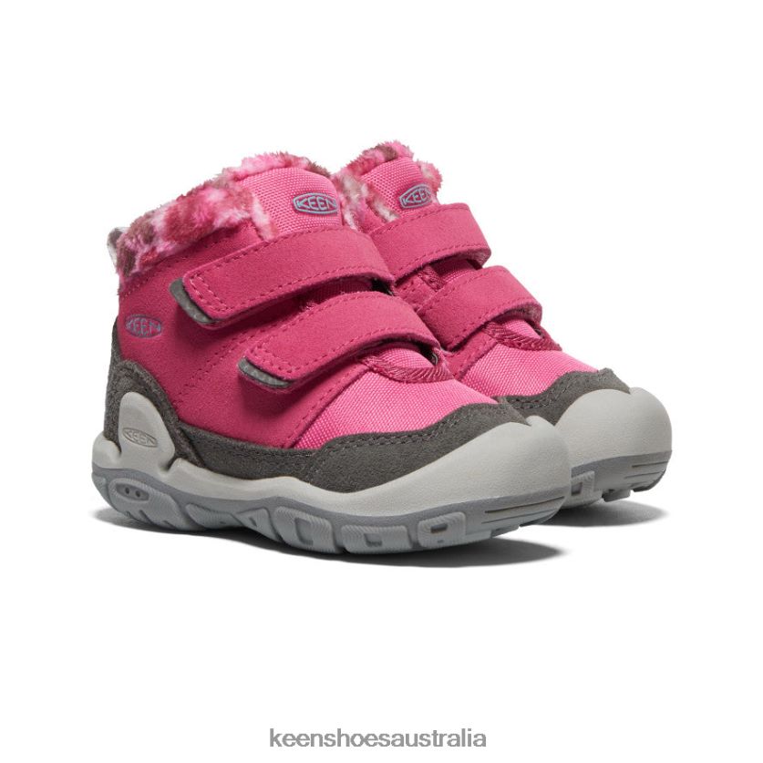 KEEN Footwear TLDLTR1013 Fruit Dove/Black Knotch Double Strap Chukka Toddlers