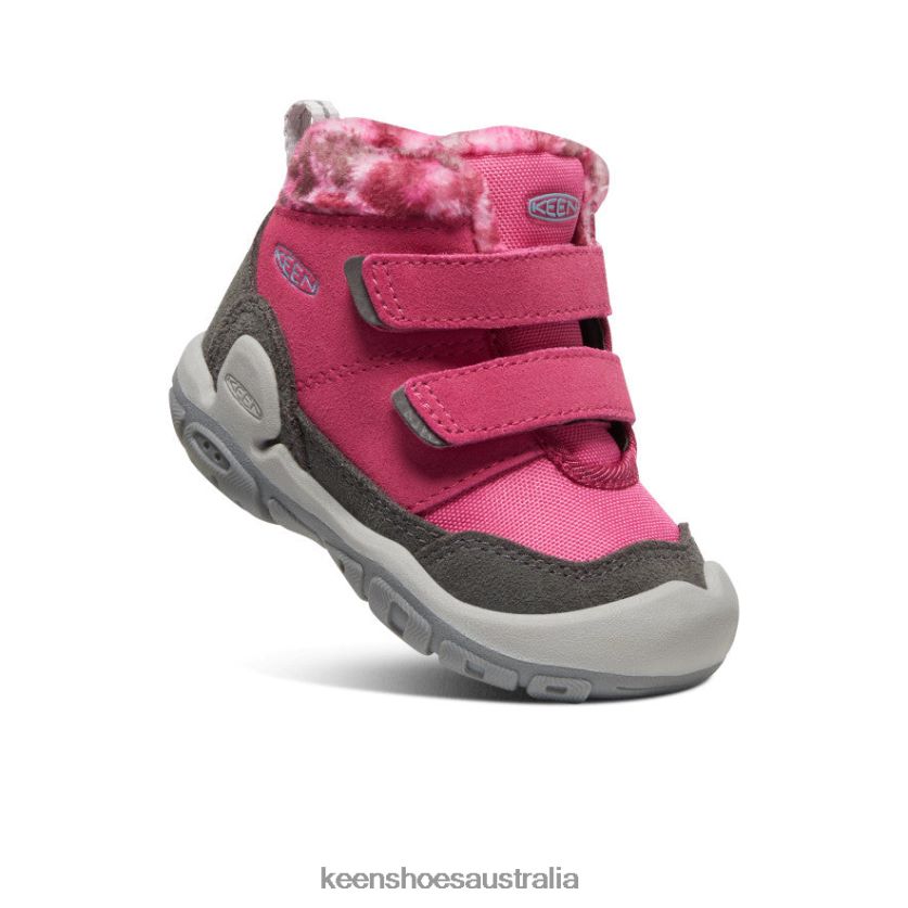 KEEN Footwear TLDLTR1013 Fruit Dove/Black Knotch Double Strap Chukka Toddlers