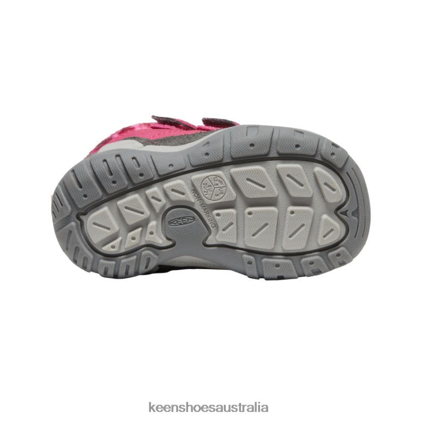KEEN Footwear TLDLTR1013 Fruit Dove/Black Knotch Double Strap Chukka Toddlers