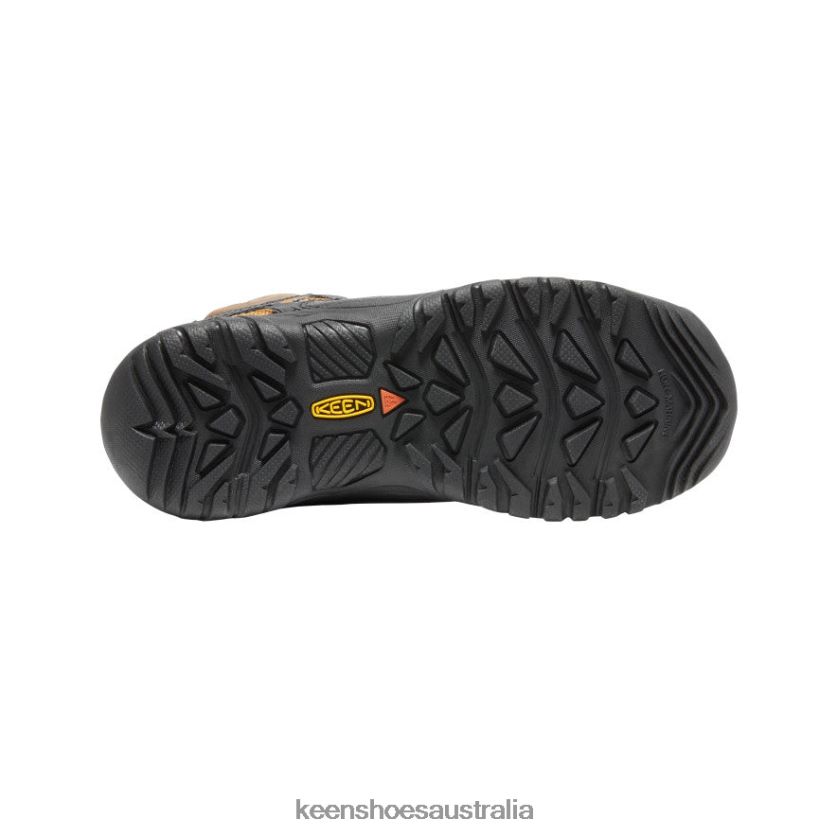 KEEN Footwear TLDLTR895 Dark Earth/Golden Brown Targhee Waterproof Boot Big Kids