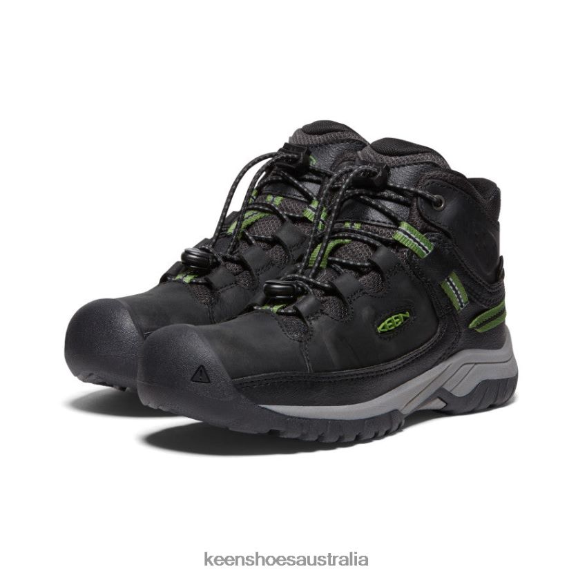 KEEN Footwear TLDLTR898 Black/Campsite Targhee Waterproof Boot Big Kids