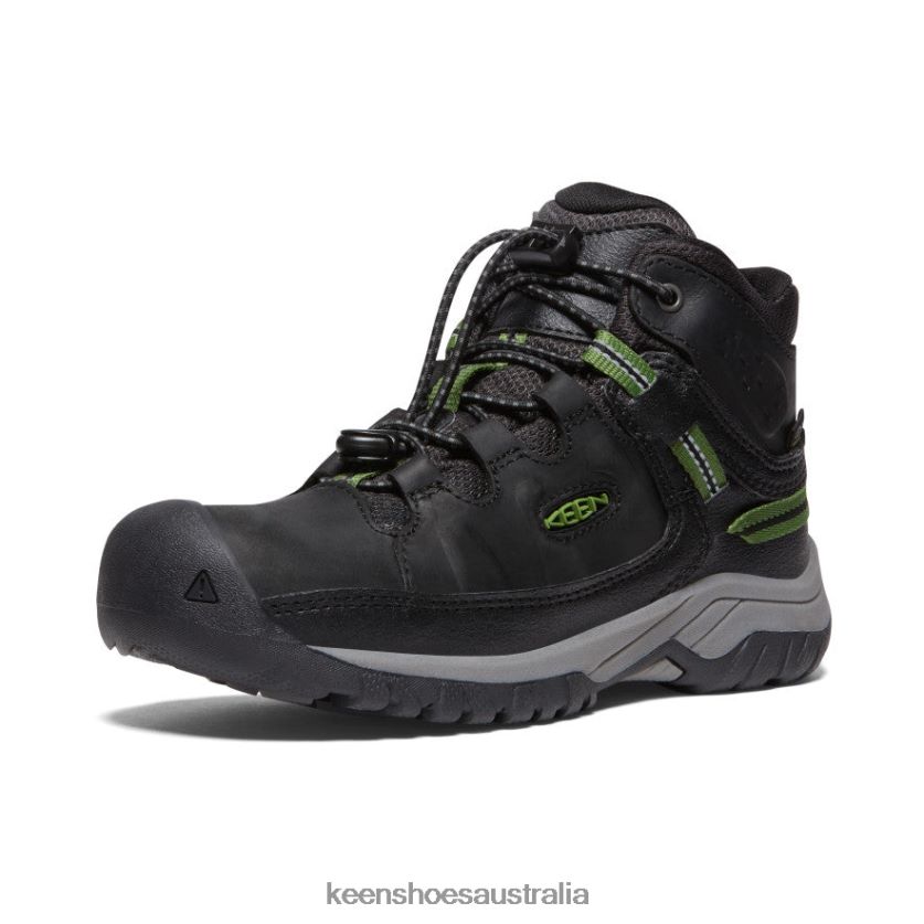 KEEN Footwear TLDLTR898 Black/Campsite Targhee Waterproof Boot Big Kids