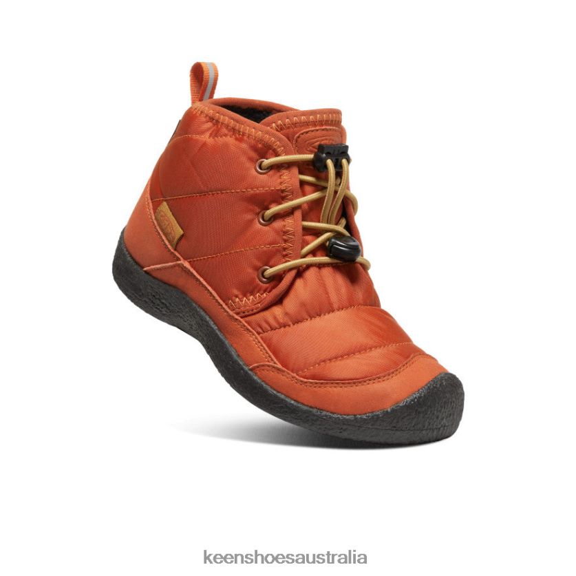 KEEN Footwear TLDLTR937 Potters Clay/Black Howser II Waterproof Chukka Big Kids