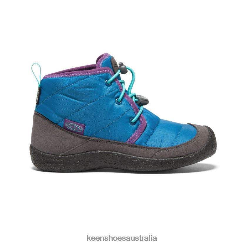 KEEN Footwear TLDLTR938 Mykonos Blue/Atlantis Howser II Waterproof Chukka Big Kids
