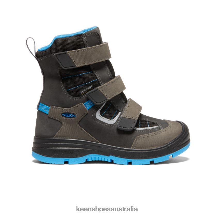 KEEN Footwear TLDLTR940 Raven/Magnet Redwood Winter Waterproof Boot Big Kids