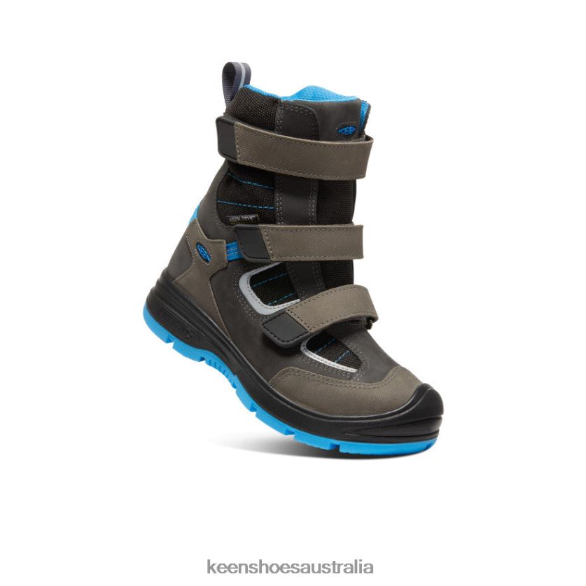 KEEN Footwear TLDLTR940 Raven/Magnet Redwood Winter Waterproof Boot Big Kids