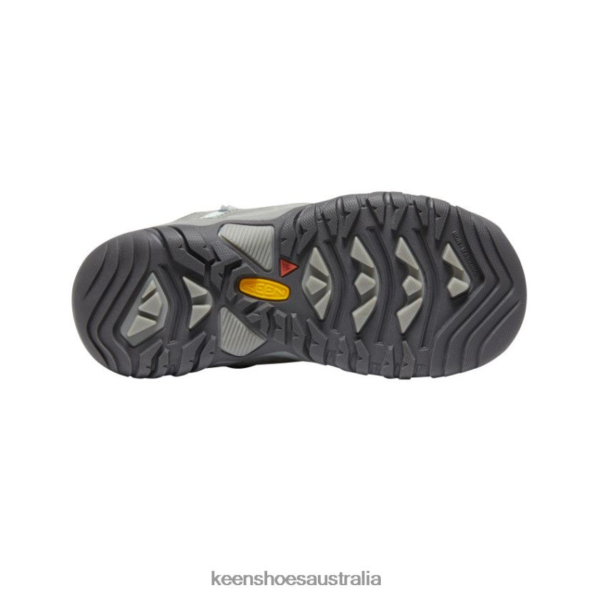 KEEN Footwear TLDLTR947 Grey/Blue Tint Ridge Flex Waterproof Boot Big Kids
