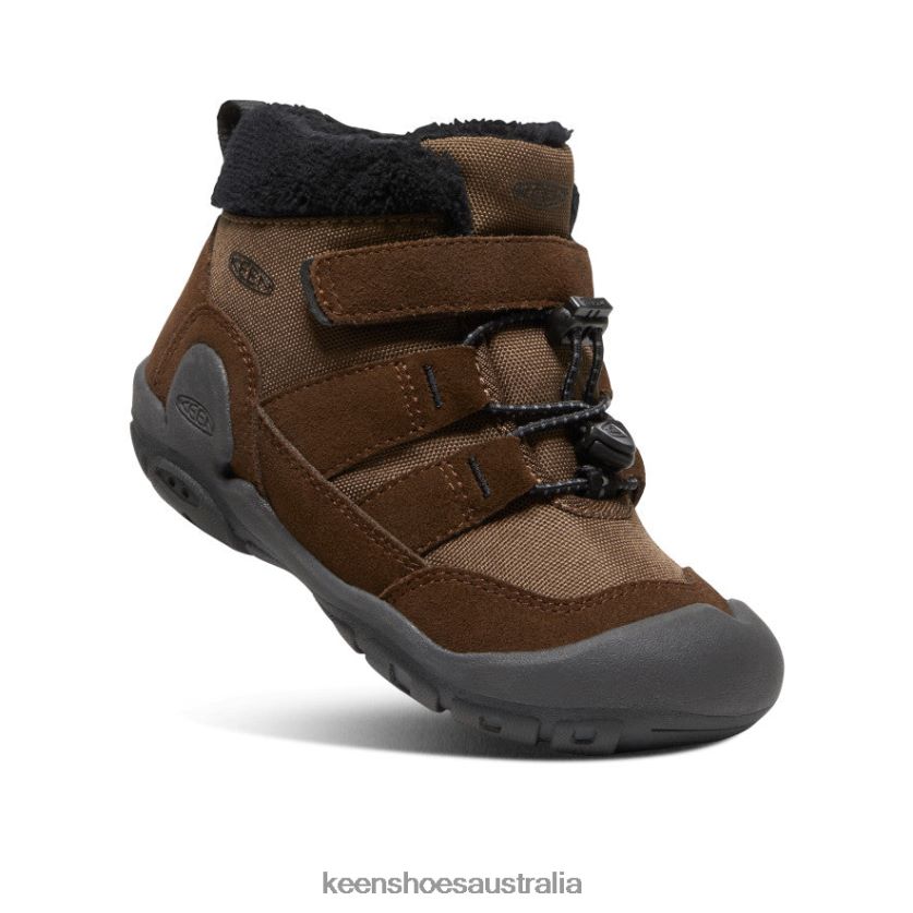 KEEN Footwear TLDLTR980 Dark Earth/Black Knotch Chukka Little Kids