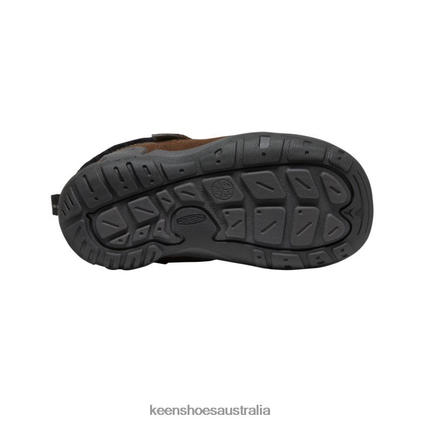 KEEN Footwear TLDLTR980 Dark Earth/Black Knotch Chukka Little Kids