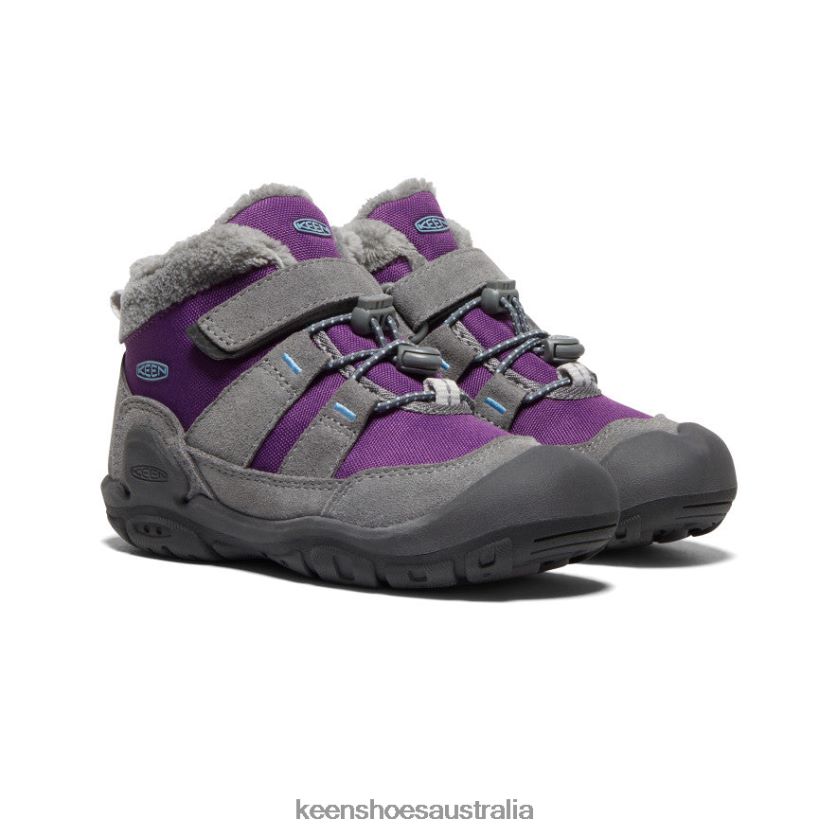 KEEN Footwear TLDLTR981 Steel Grey/Charisma Knotch Chukka Little Kids