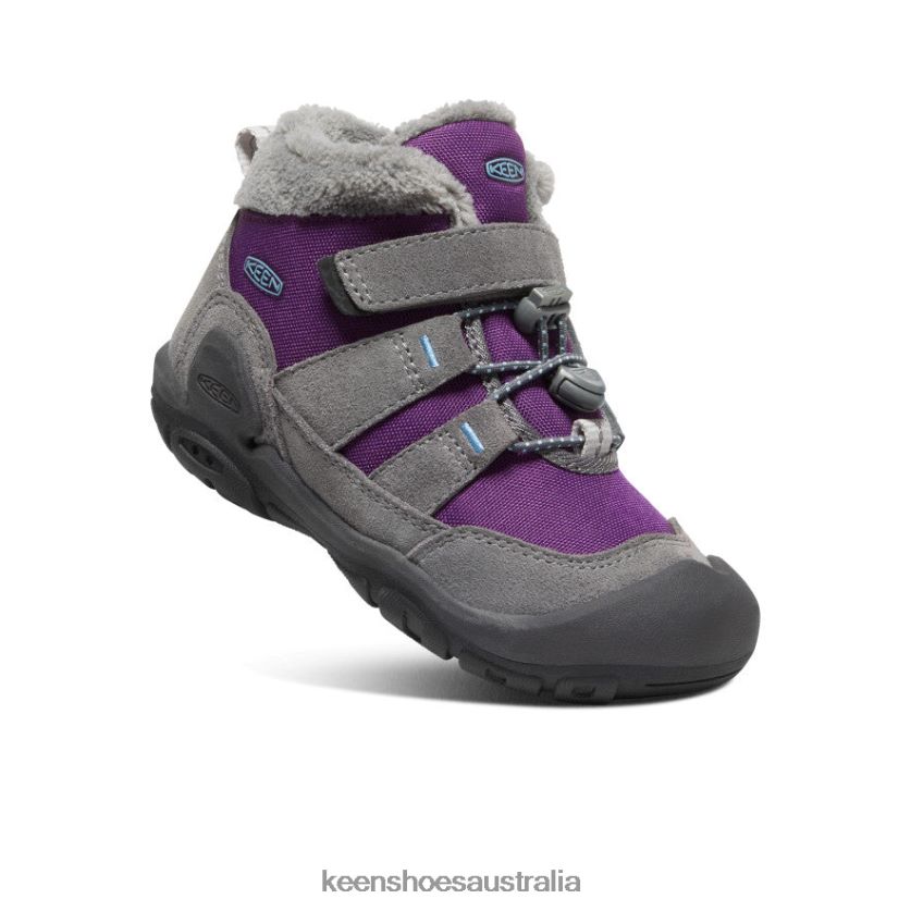 KEEN Footwear TLDLTR981 Steel Grey/Charisma Knotch Chukka Little Kids