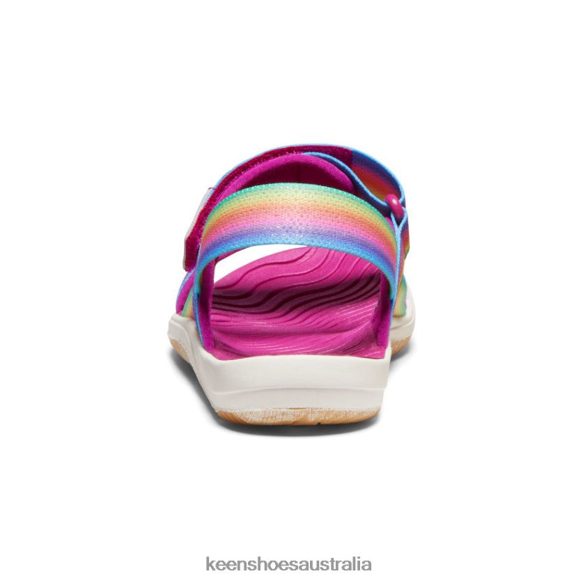 KEEN Footwear TLDLTR721 Rainbow/Festival Fuchsia Elle Backstrap Big Kids