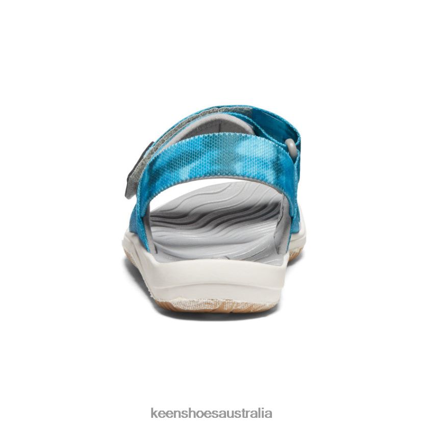 KEEN Footwear TLDLTR722 Sea Moss/Fjord Blue Elle Backstrap Big Kids