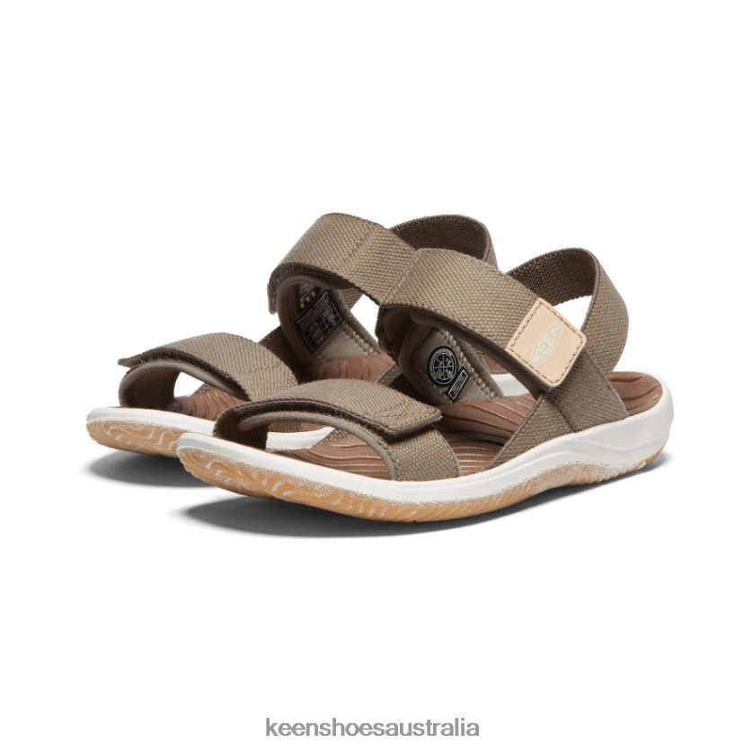 KEEN Footwear TLDLTR724 Brindle/Star White Elle Backstrap Big Kids