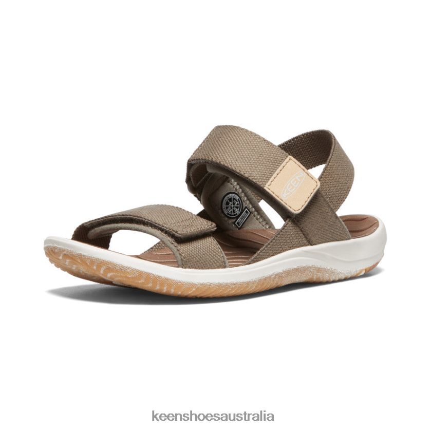 KEEN Footwear TLDLTR724 Brindle/Star White Elle Backstrap Big Kids