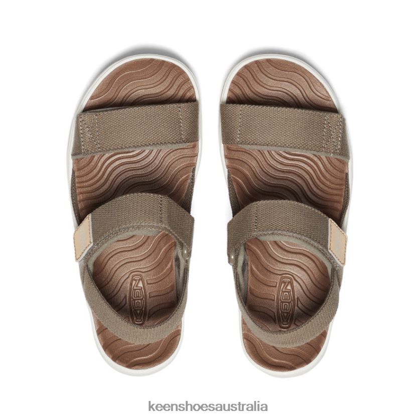 KEEN Footwear TLDLTR724 Brindle/Star White Elle Backstrap Big Kids