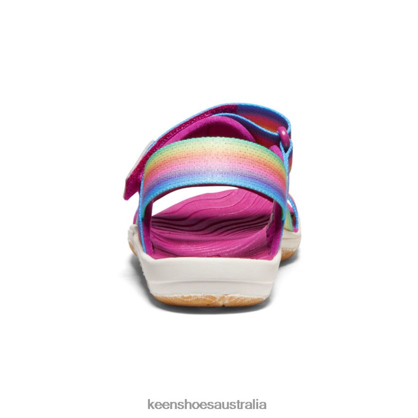 KEEN Footwear TLDLTR725 Rainbow/Festival Fuchsia Elle Backstrap Little Kids