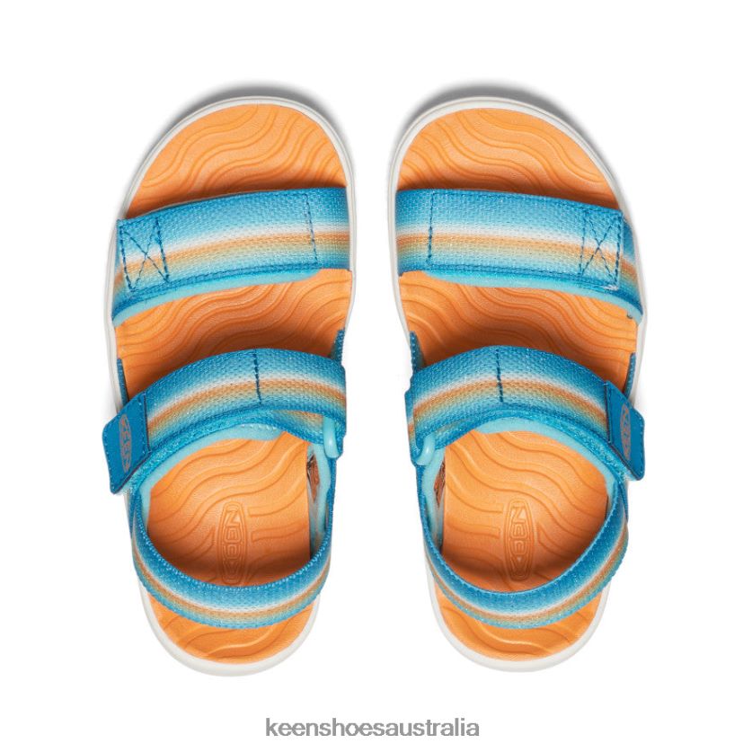 KEEN Footwear TLDLTR727 Ipanema/Iceland Poppy Elle Backstrap Little Kids