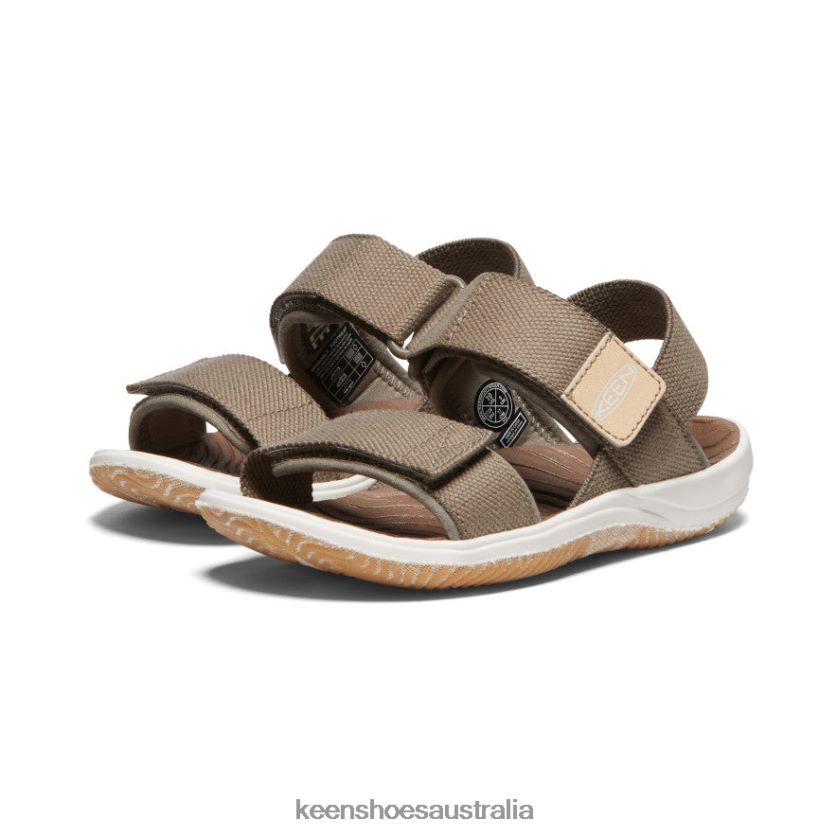 KEEN Footwear TLDLTR728 Brindle/Star White Elle Backstrap Little Kids