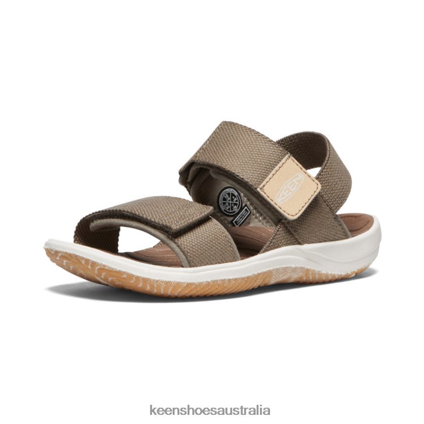 KEEN Footwear TLDLTR728 Brindle/Star White Elle Backstrap Little Kids