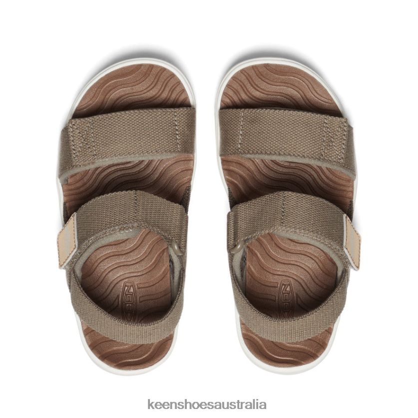 KEEN Footwear TLDLTR728 Brindle/Star White Elle Backstrap Little Kids