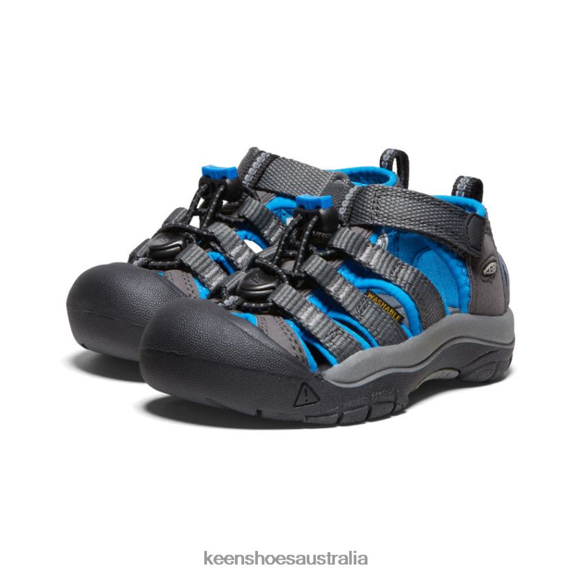 KEEN Footwear TLDLTR730 Magnet/Brilliant Blue Newport H2 Little Kids