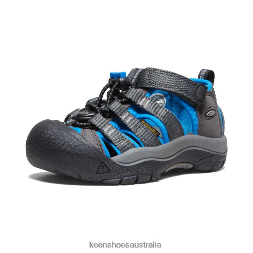 KEEN Footwear TLDLTR730 Magnet/Brilliant Blue Newport H2 Little Kids