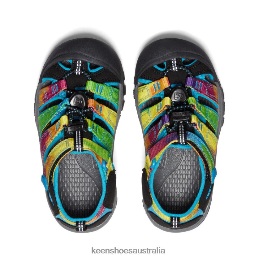 KEEN Footwear TLDLTR731 Rainbow Tie Dye Newport H2 Little Kids