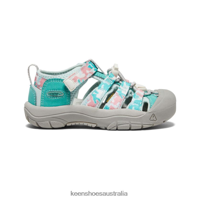 KEEN Footwear TLDLTR734 Camo/Pink Icing Newport H2 Little Kids