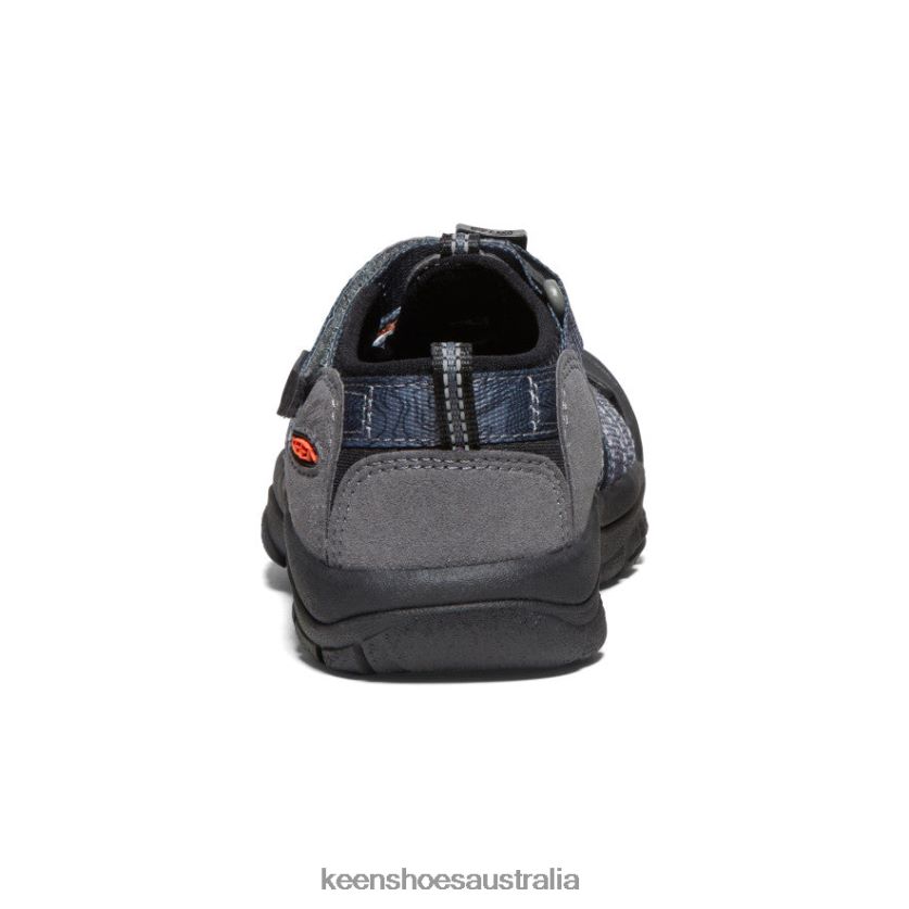 KEEN Footwear TLDLTR735 Steel Grey/Black Newport H2 Little Kids
