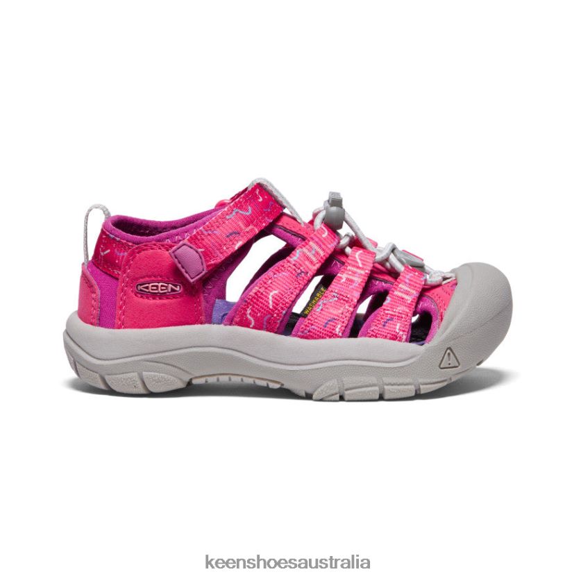 KEEN Footwear TLDLTR739 Azalea/Festival Fuchsia Newport H2 Little Kids