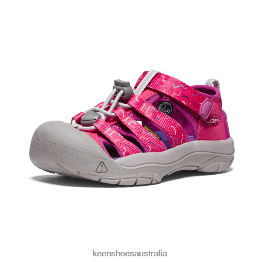 KEEN Footwear TLDLTR739 Azalea/Festival Fuchsia Newport H2 Little Kids