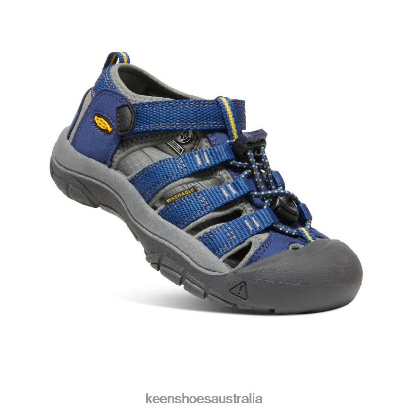 KEEN Footwear TLDLTR744 Blue Depths/Gargoyle Newport H2 Little Kids