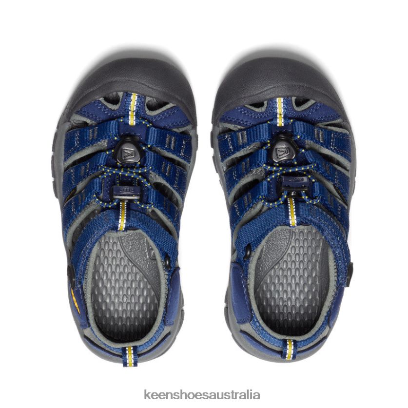 KEEN Footwear TLDLTR744 Blue Depths/Gargoyle Newport H2 Little Kids