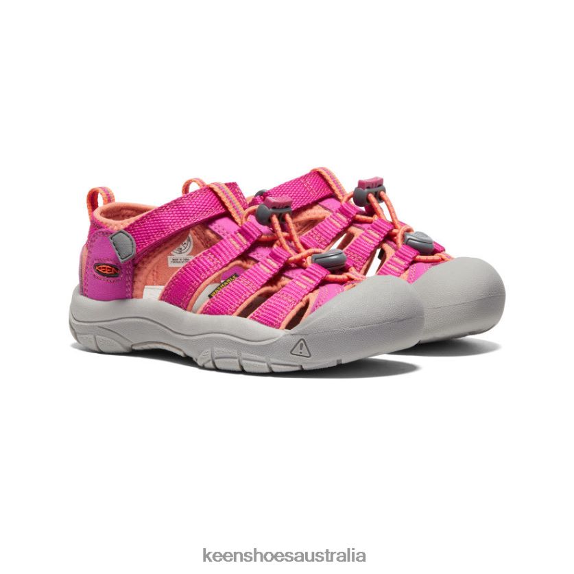 KEEN Footwear TLDLTR747 Very Berry/Fusion Coral Newport H2 Little Kids