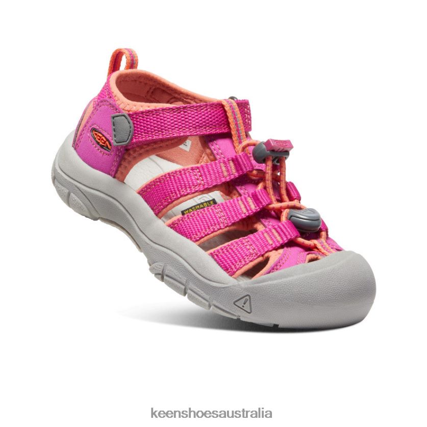 KEEN Footwear TLDLTR747 Very Berry/Fusion Coral Newport H2 Little Kids
