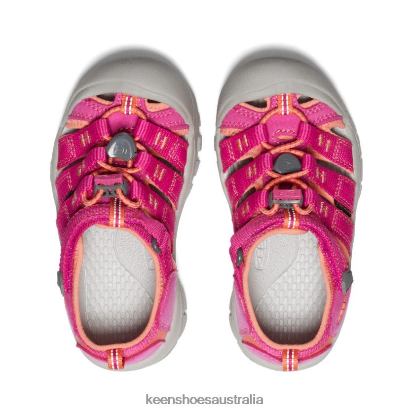 KEEN Footwear TLDLTR747 Very Berry/Fusion Coral Newport H2 Little Kids