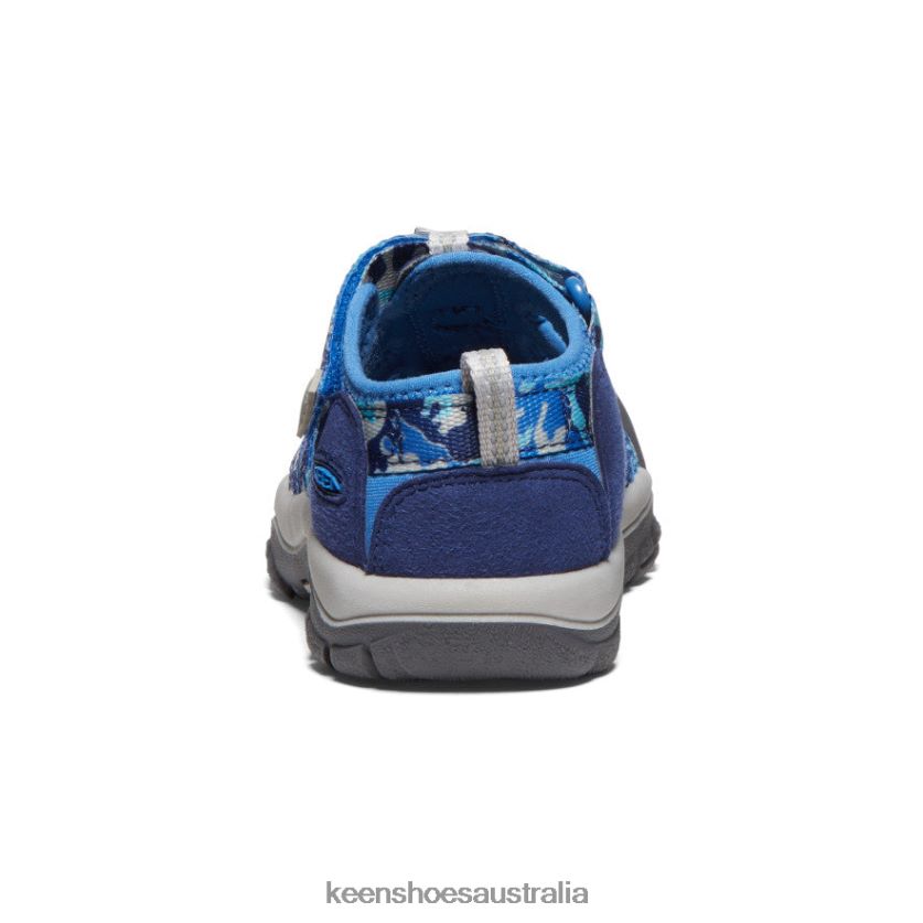 KEEN Footwear TLDLTR748 Camo/Bright Cobalt Newport H2 Little Kids