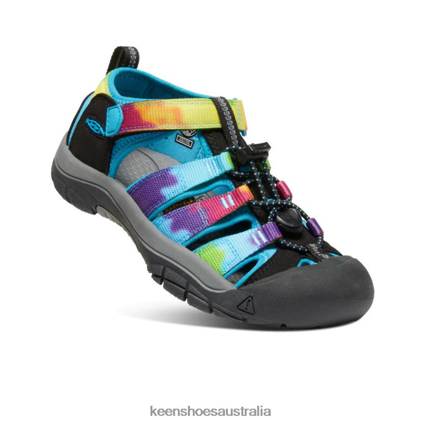 KEEN Footwear TLDLTR749 Rainbow Tie Dye Newport H2 Big Kids