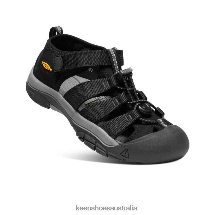 KEEN Footwear TLDLTR750 Black/Yellow Newport H2 Big Kids