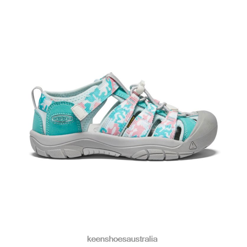 KEEN Footwear TLDLTR754 Camo/Pink Icing Newport H2 Big Kids