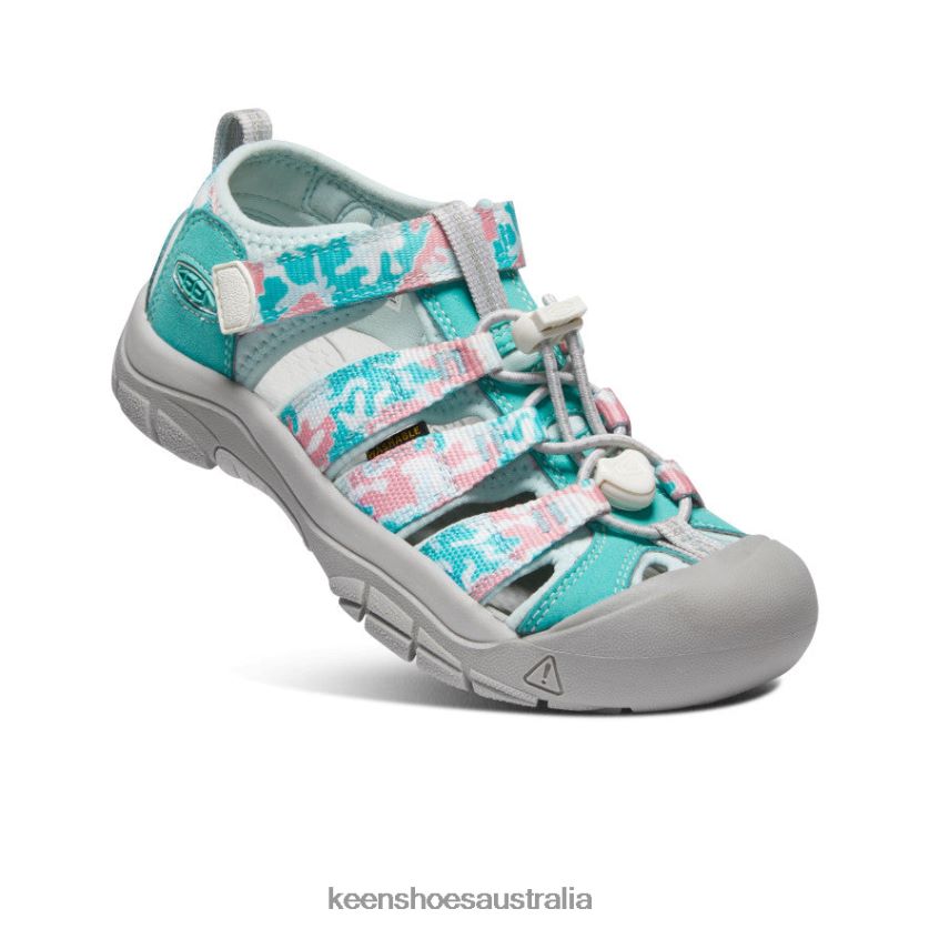 KEEN Footwear TLDLTR754 Camo/Pink Icing Newport H2 Big Kids