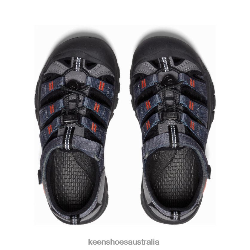 KEEN Footwear TLDLTR755 Steel Grey/Black Newport H2 Big Kids