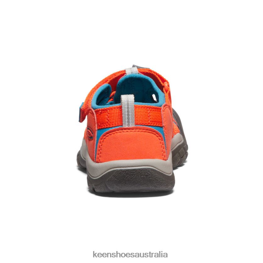 KEEN Footwear TLDLTR756 Safety Orange/Fjord Blue Newport H2 Big Kids