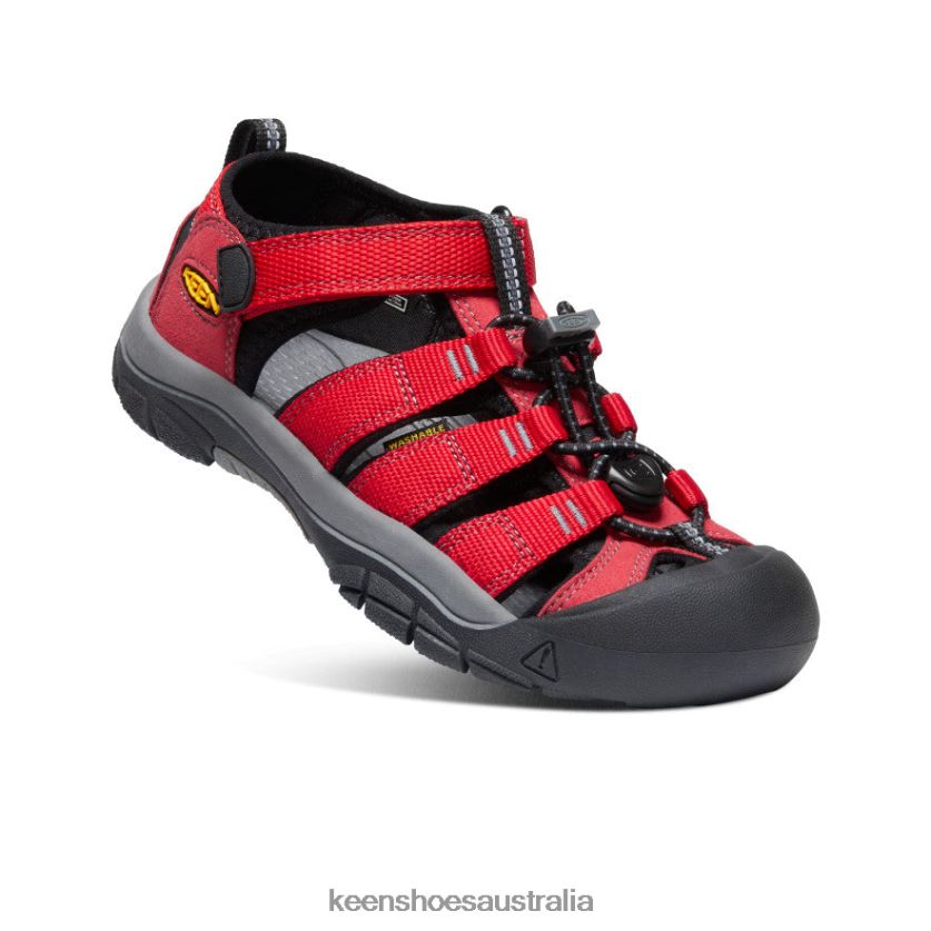 KEEN Footwear TLDLTR766 Ribbon Red/Gargoyle Newport H2 Big Kids