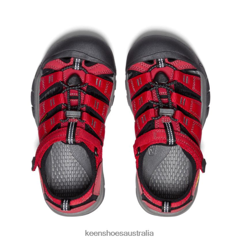KEEN Footwear TLDLTR766 Ribbon Red/Gargoyle Newport H2 Big Kids